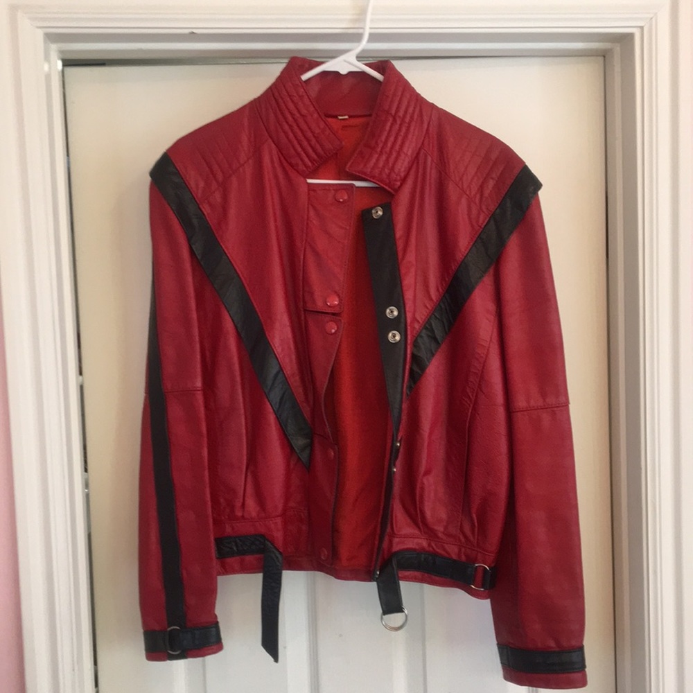 Leather Michael Jackson Thriller Jacket
